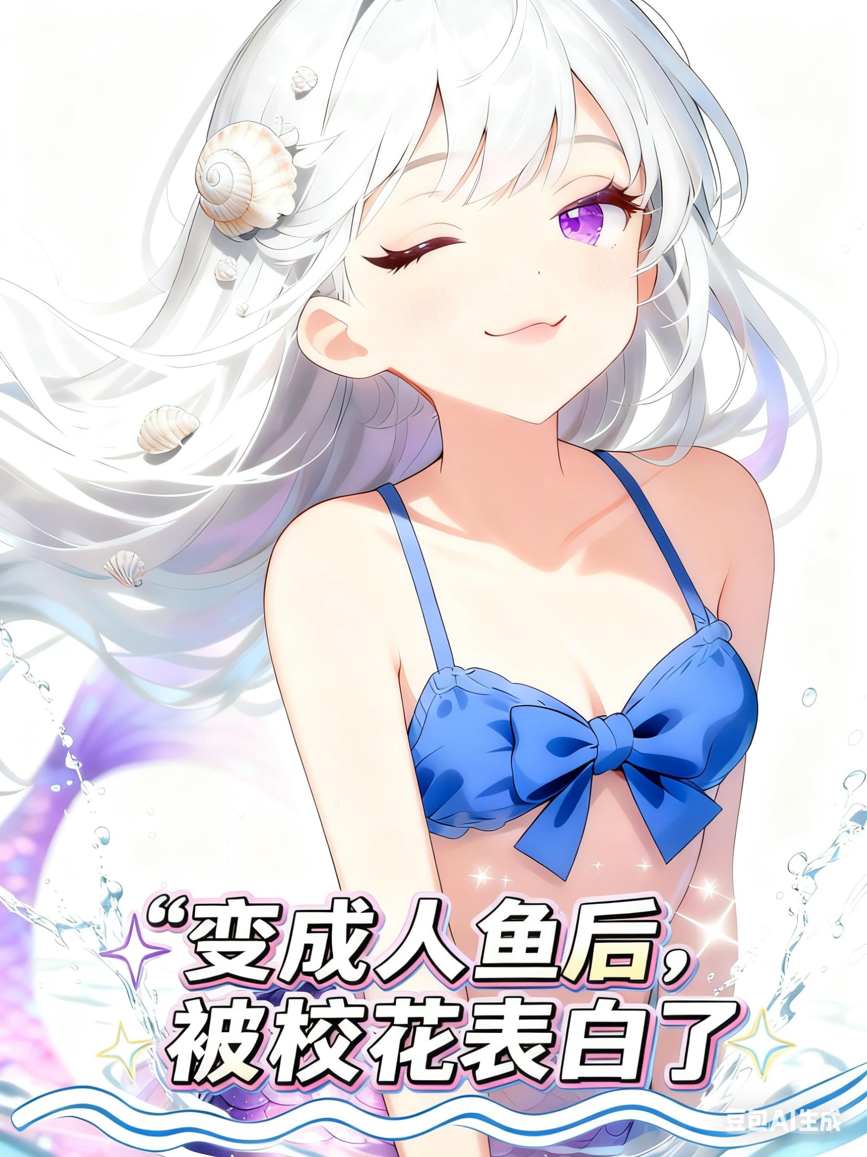 变成人鱼后,被校花表白了