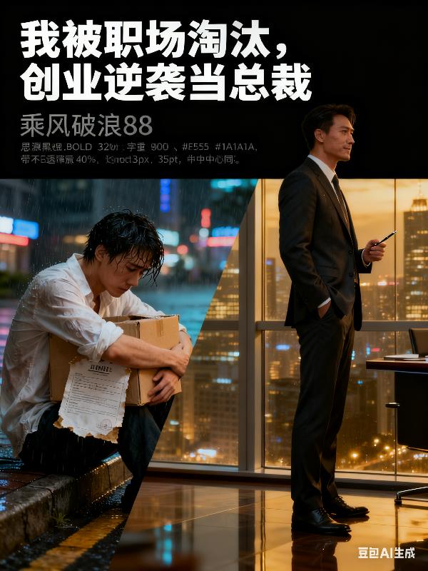 我被职场淘汰,创业逆袭当总裁!