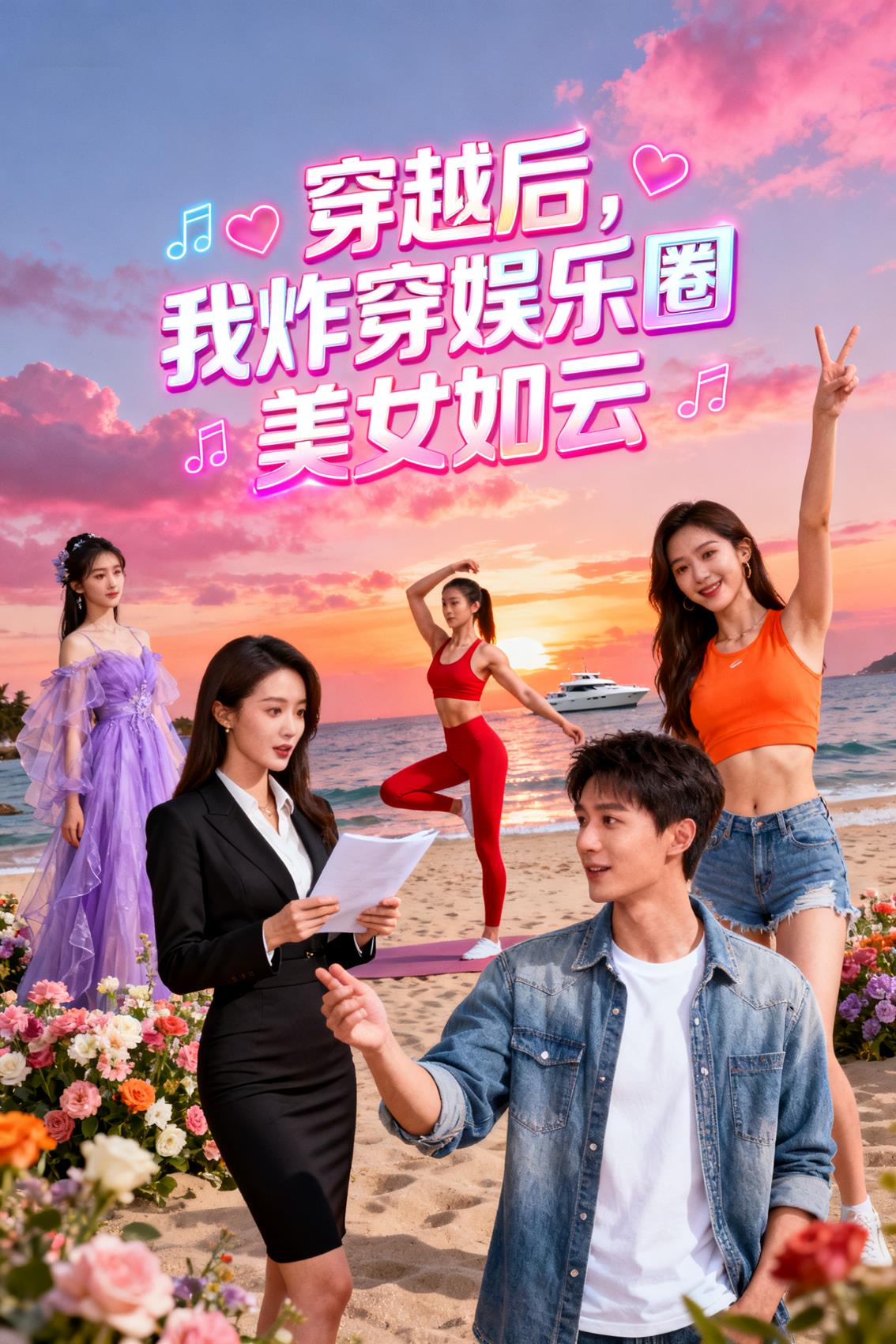 穿越后,我炸穿娱乐圈,美女如云