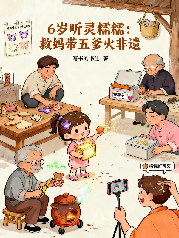 6岁听灵糯糯：救妈带五爹火非遗