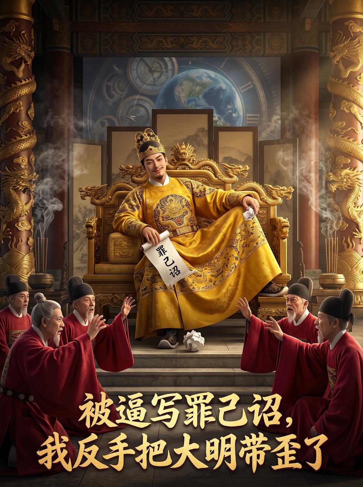 被逼写罪己诏，我反手把大明带歪