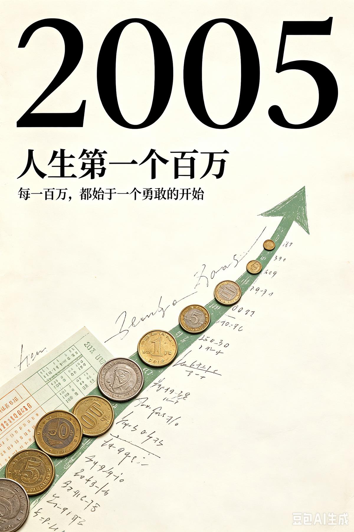 2005，人生第一个百万